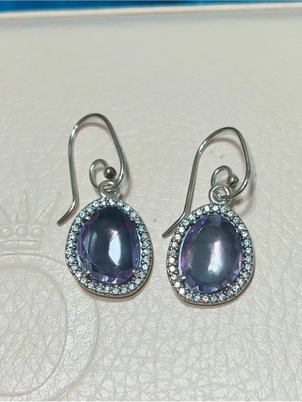 Pandora Glamorous Legacy Amethyst Earrings